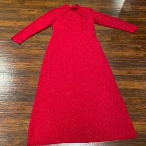 Elegant Red Evening Gown